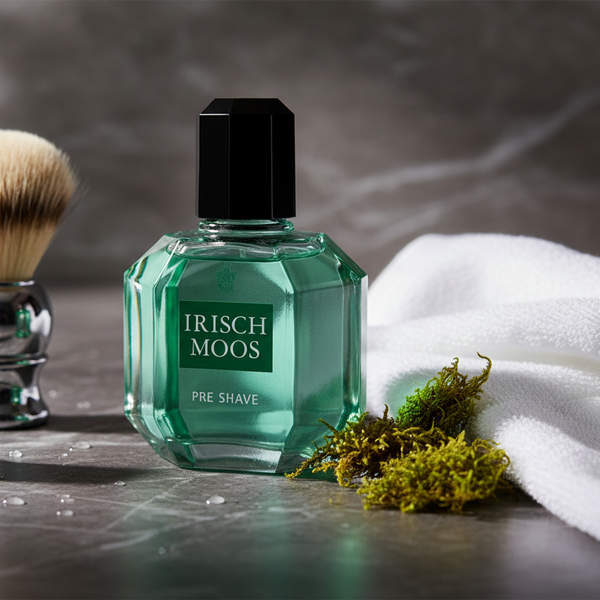 Bonherre mağazasından tıraş öncesi losyonu, elektrikli tıraş hazırlığı, yeşil notalar ve meşe yosunu içerikli 100 ml erkek bakım ürünü.