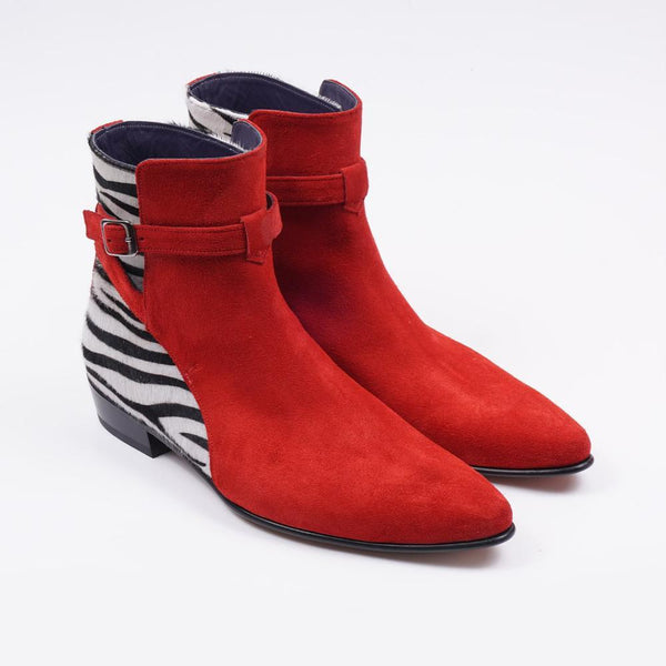 Bela Stacked Heel Bot - Özel Üretim