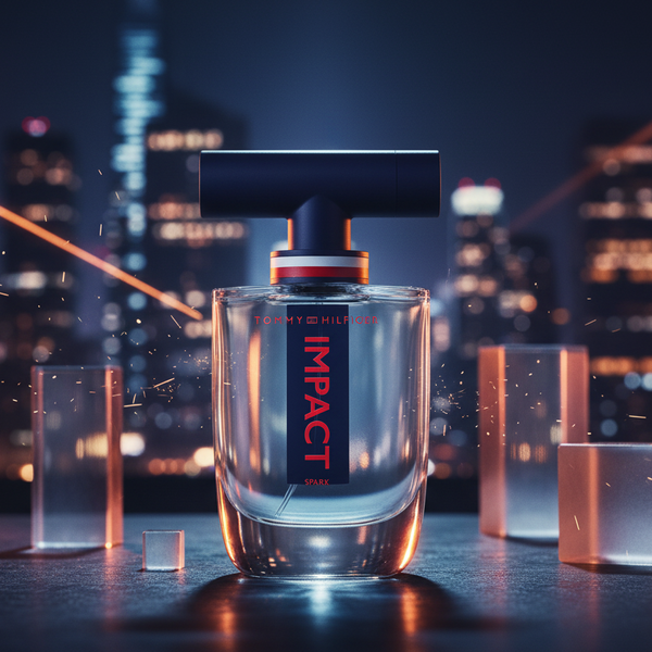 Bonherre mağazasından Tommy Hilfiger Impact Spark EDT, yeşil incir, kakule ve Akigalawood® notalı modern erkek parfümü.