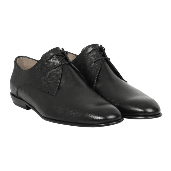 Henri Derby Shoes - Deri Siyah