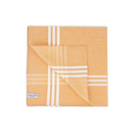 3 Bandes Orange Clair Cep Mendili