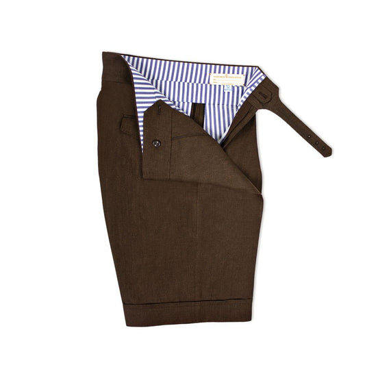 Albert Brown Keten Şort - Bonherre