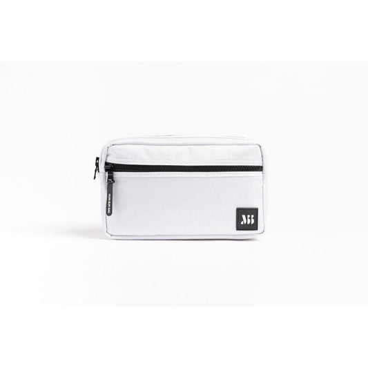 Beyaz BumBag - Çift Gözlü Bel Çantası - Bonherre