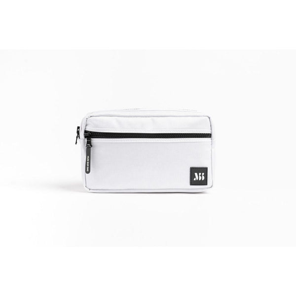 Beyaz BumBag - Çift Gözlü Bel Çantası - Bonherre
