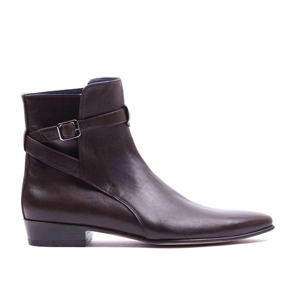 Bela Stacked Heel Bot - Acı Kahve