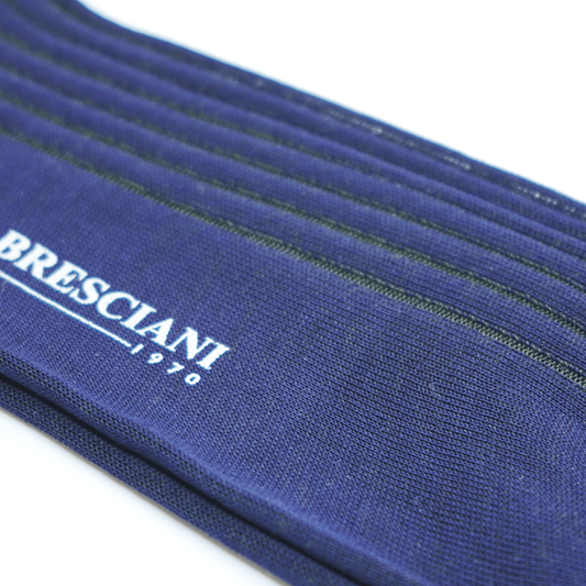 Diz Altı Çorap - Organik Mısır Pamuğu - Lacivert - Bonherre