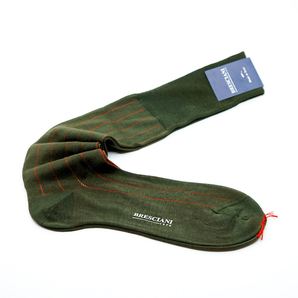 Diz Altı Çorap - Organik Mısır Pamuğu - Haki