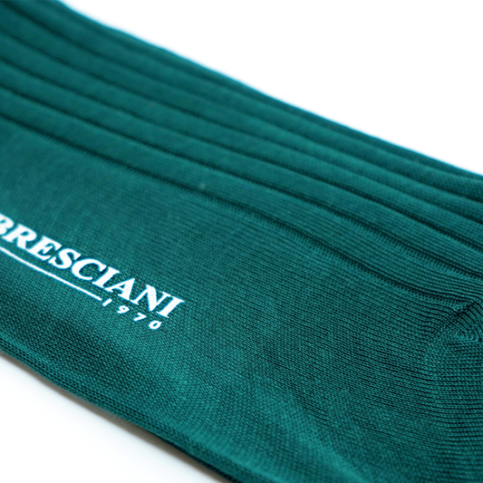 Diz Altı Çorap - Organik Mısır Pamuğu - Koyu Yeşil - Bonherre