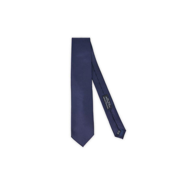 İpek Kravat - Koyu Lacivert