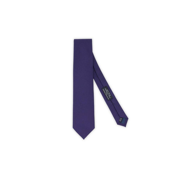Holliday & Brown İpek Kravat - Koyu Mor - Bonherre
