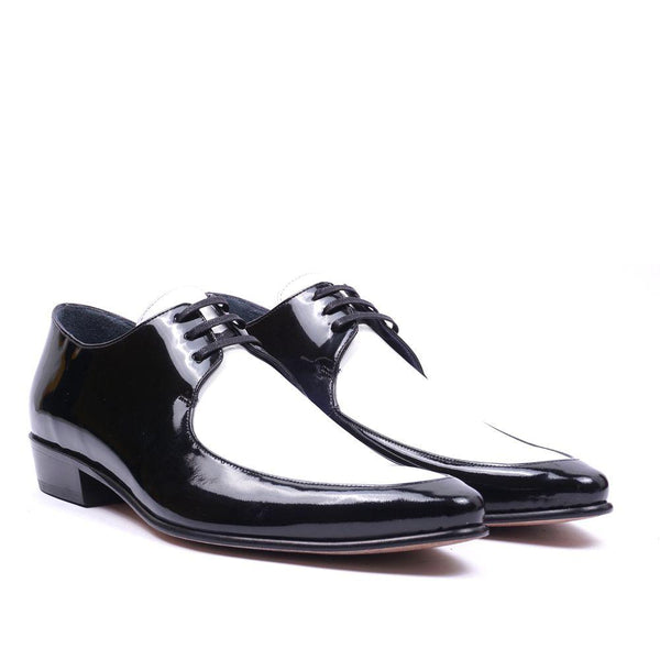 Jay-Jay Önlük Detaylı Derbi Ayakkabısı - Beyaz