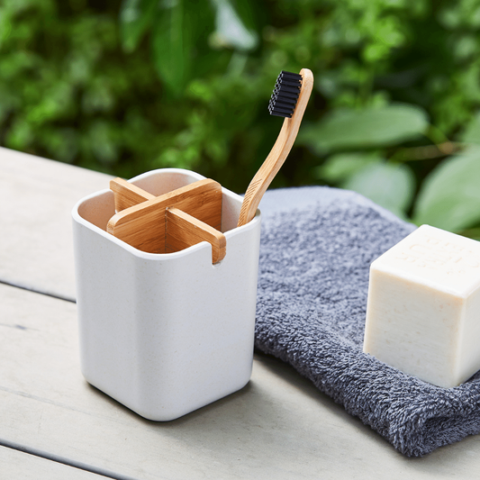 Zen Diş Fırçalık - Beyaz - Bonherre