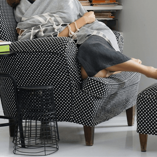 Bal Koltuk Şalı - Açık Gri - Bonherre