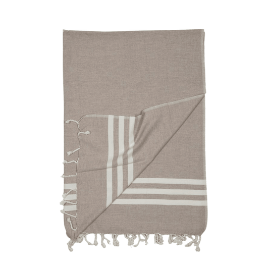 Bal Koltuk Şalı - Vizon - Bonherre