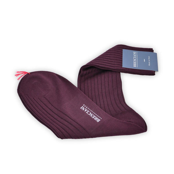 Orta Konç Çorap - Organik Mısır Pamuğu - Bordo