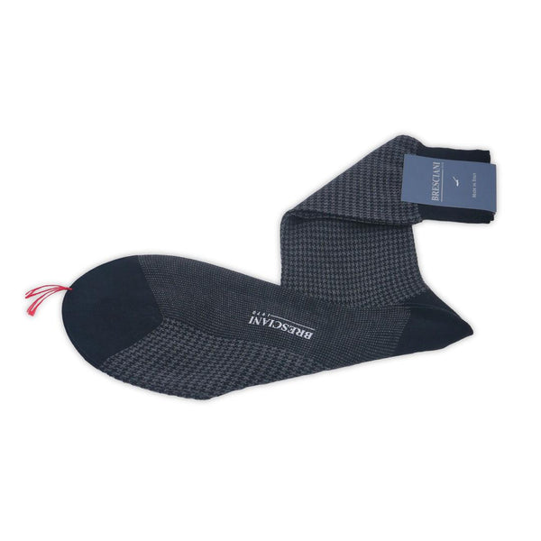 Orta Konç Çorap - Organik Mısır Pamuğu - Gri Siyah