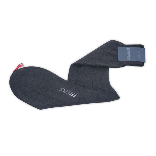 Orta Konç Çorap - Organik Mısır Pamuğu - Gri - Bonherre