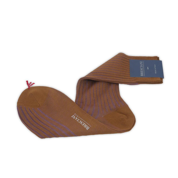 Orta Konç Çorap - Organik Mısır Pamuğu - Taba