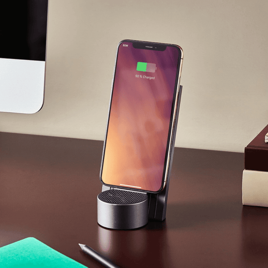 City Kablosuz Şarj Cihazı Ve Bluetooth Hoparlör - Bonherre