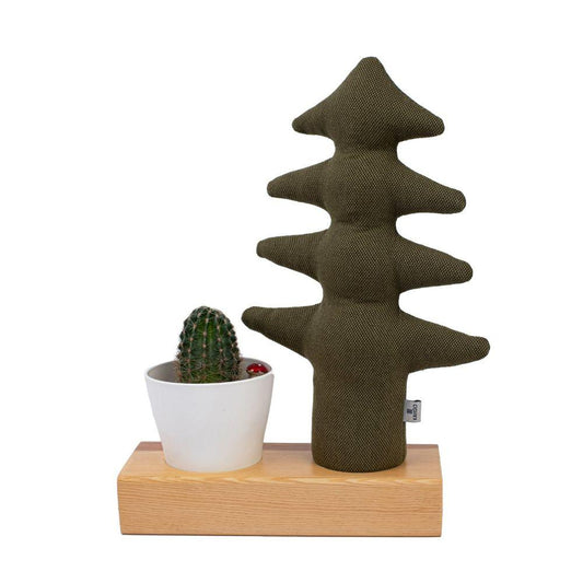 Kayigo Flowery Saksılı Notluk - Yeşil Çam - Bonherre