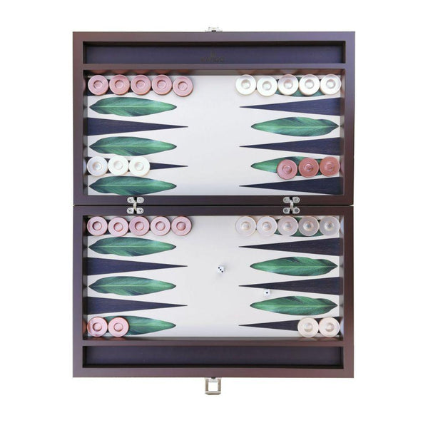 KAYIGO TAVLA YEŞİL YAPRAK DESENLİ - Bonherre