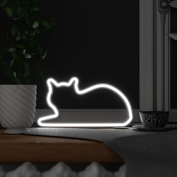 Sitting Cat Led Işık - Bonherre