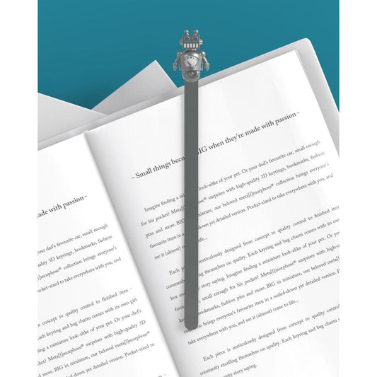 Robot Kitap Ayracı Gümüş - Bonherre