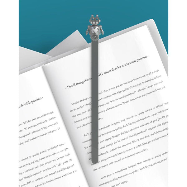 Robot Kitap Ayracı Gümüş - Bonherre