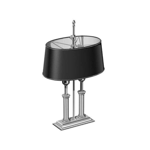 Şapkalı Lamba - Krom