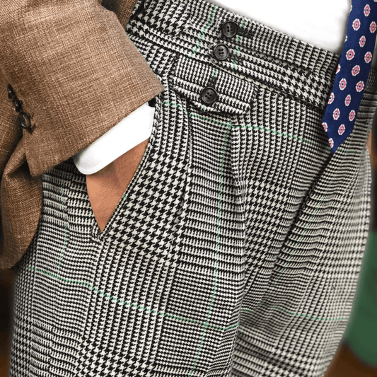 Dress Gordon Geniş Kareli Pantolon - Bonherre