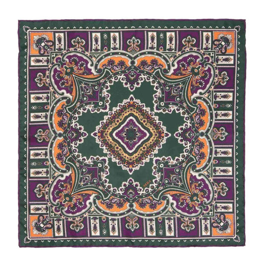 Green Pepper Barolo Silk Cep Mendili