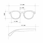 Okkia Aurelio Unisex Okuma -  Güneş Gözlüğü - 1.00