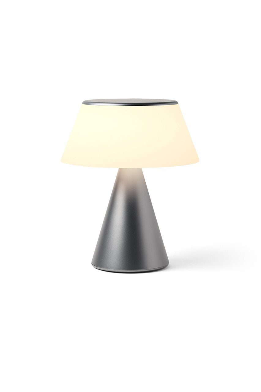 Lexon Luma XL Led Lamba Metalik Gri