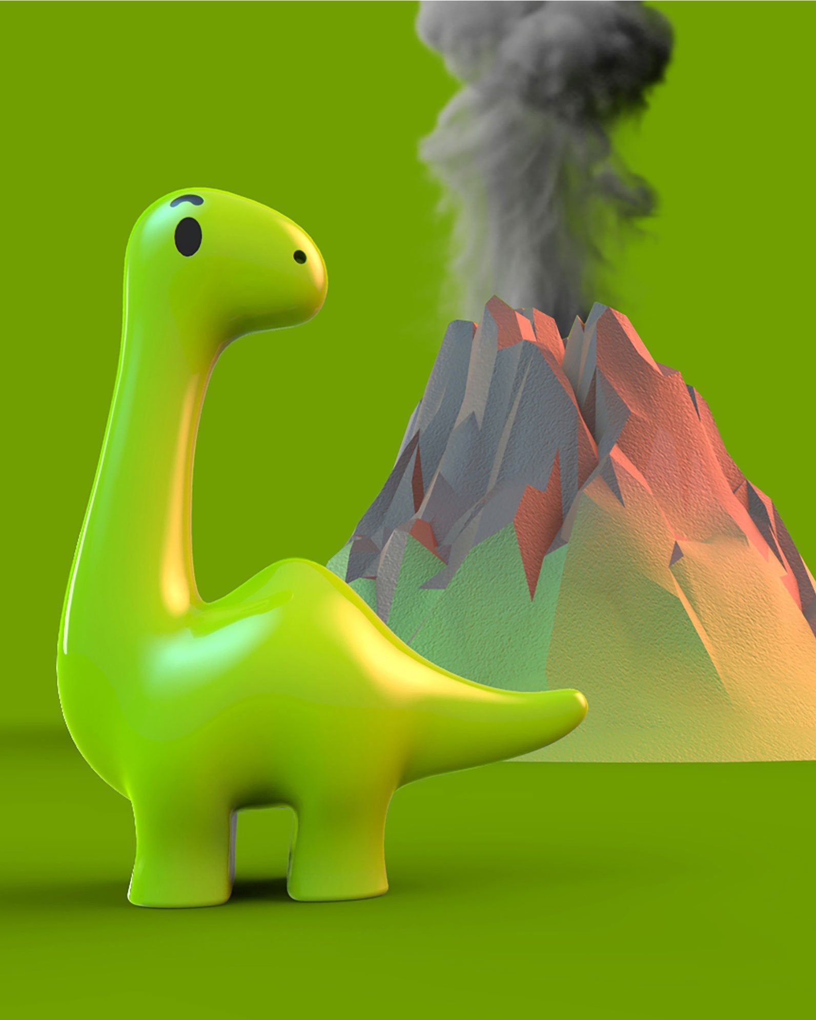 Metalmorphose Dino Anahtarlık