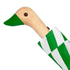 Bonherre mağazasından Original Duckhead Kelly Bars, yeşil desenli ördek başlı lüks otomatik şemsiye.