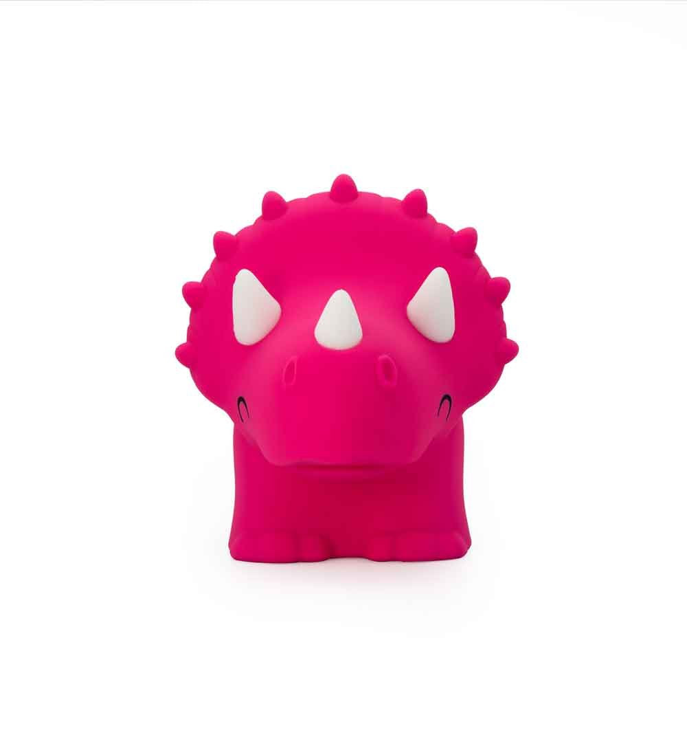 Dhink Silikon Gece Lambası  Triceratops Pembe