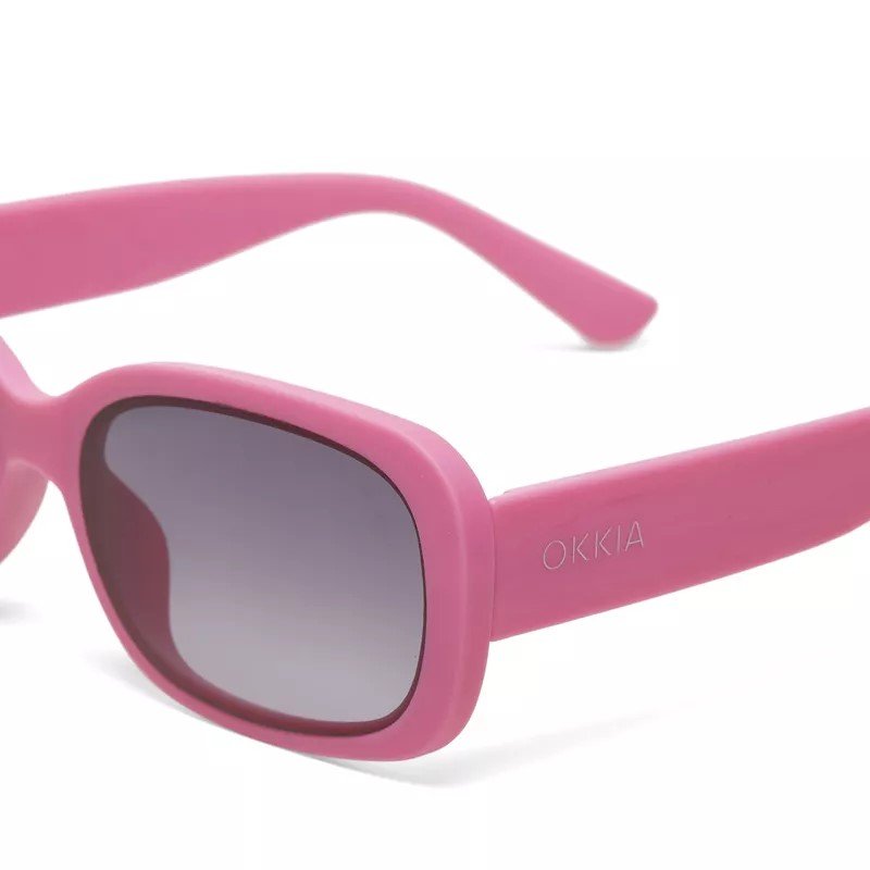 Okkia Chiara Unisex Pembe Güneş Gözlüğü Siyah Gradyan