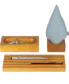 Kayigo Woody Mavi Ladin Üçlü Set-İroko Ağacı