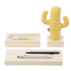 Kayigo Woody Krem Üçlü Ofis  Seti - Sarı Cactus