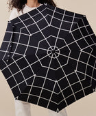 Original Duckhead Duck Kompakt Şemsiye Black Grid