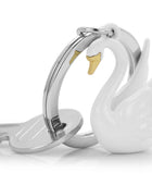 Metalmorphose Kuğu Anahtarlık Beyaz