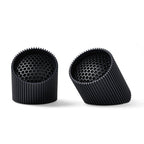 Bonherre mağazasından Lexon Ray, mat siyah alüminyum gövdeli, manyetik ve su geçirmez Bluetooth hoparlör.