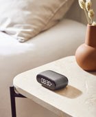 Lexon Minut Alarm Saat Metalik Gri