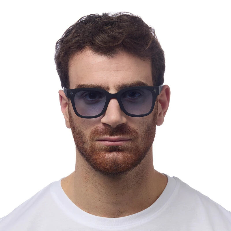 Okkia Giovanni Siyah & Gri Unisex Güneş Gözlüğü Mavi Gradyan