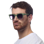 Okkia Giovanni Siyah Lens Unisex  Güneş Gözlüğü Yeşil & Siyah