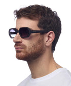 Okkia Andrea Altıgen Unisex Güneş Gözlüğü Siyah