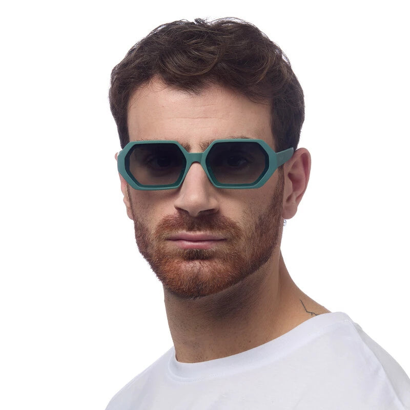 Okkia Andrea Altıgen Unisex  Güneş Gözlüğü Yeşil