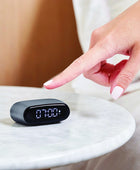 Lexon Minut Alarm Saat Metalik Gri