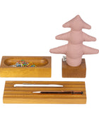 Kayigo Woody Pembe Çam  Üçlü Set-İroko Ağacı
