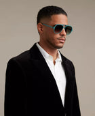 Okkia Alessio Unisex Güneş Gözlüğü Yeşil